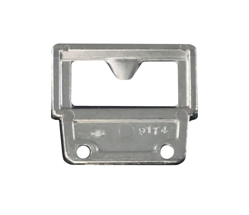 WRS BetterBilt Zinc/Die-Cast Keeper  -  Satin Aluminum Finish