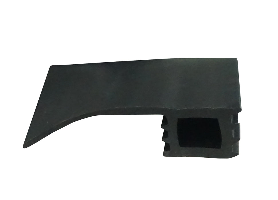 WRS Black Vinyl Adjustable Press-In Bug Seal  -  84" Length