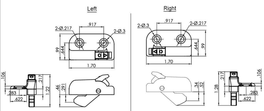 WRS Window Opening Control Device Set - White