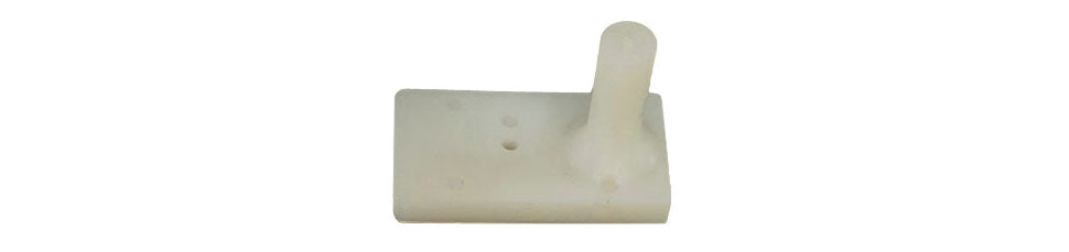 WRS 2" Pressure Shoe with Pin - White