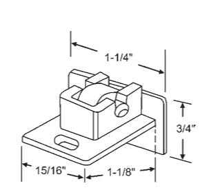 WRS Norandex Series 2000 Roller Assembly - Black