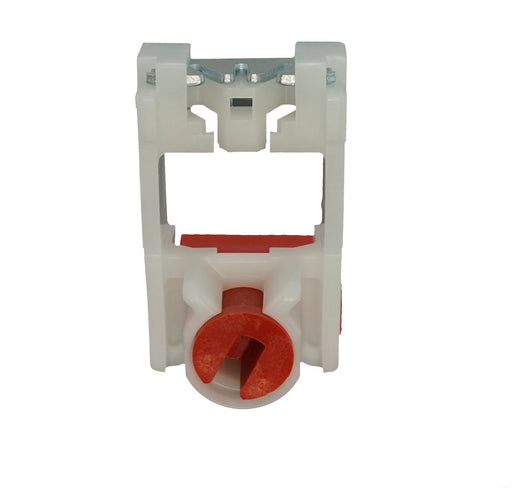 01-24 Front View of WRS .625" x 1.287" Pivot Lock Shoe with Red Cam