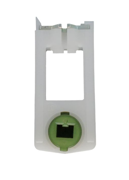 01-52 Front View of WRS 3/8" x 1" Pivot Lock Shoe with Green Cam