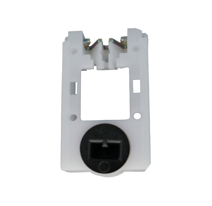 01-72 Front View of WRS 9/16" x 1-1/4" Pivot Lock Shoe with Black Cam