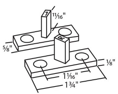 WRS 1-3/4" Pivot Bar Set - Die Cast
