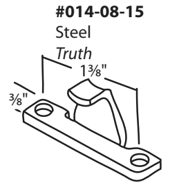 014-08-15 Truth Hardware Casement Sash Lock Keeper Diagram