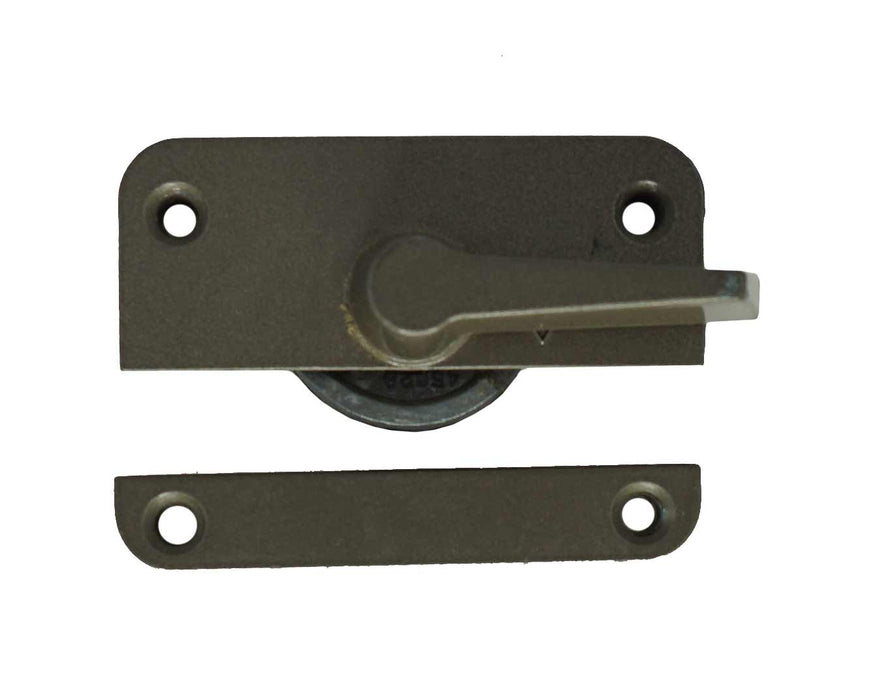 Truth Hardware Flush Mounted 2" Die Cast Sweep Lock and Keeper