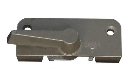 WRS Truth Hardware Flush Mounted, Check Rail Sweep Lock - Clay