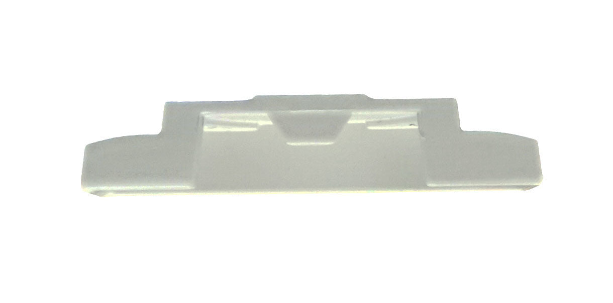 WRS Truth Hardware Wide Base EntryGard Cam Lock Keeper  -  White