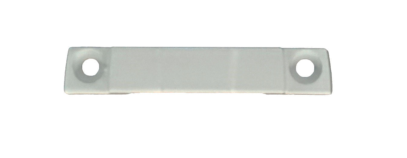 WRS Truth Hardware Wide Base EntryGard Cam Lock Keeper  -  White
