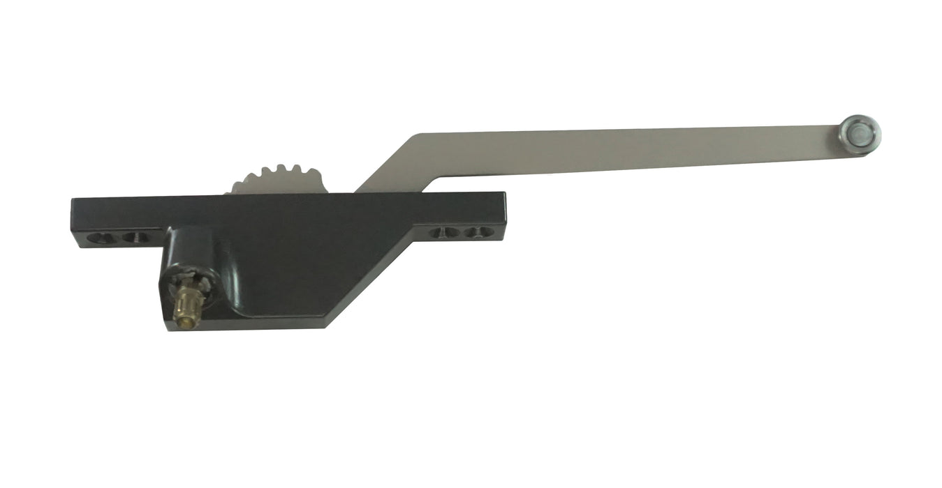 WRS Truth Hardware Left Hand, 7-1/2" Front Mounted Single Arm Operator - Chestnut Bronze