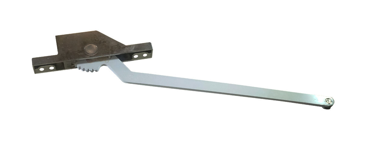WRS Truth Hardware Left Hand Single Arm Operator 11", Front Mount - Brushed Nickle