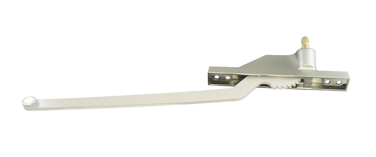 WRS Truth Hardware Casement Operator, 9-1/2" Front Mount - Brushed Nickle - Left and Right Hands Sold Separately