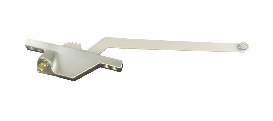 WRS Truth Hardware Casement Operator, 9-1/2" Front Mount - Brushed Nickle - Left and Right Hands Sold Separately