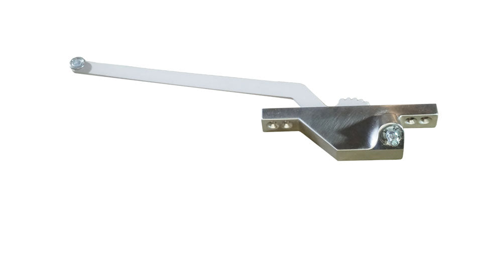 WRS Truth Hardware Casement Operator, 9-1/2" Front Mount - Brushed Nickle - Left and Right Hands Sold Separately