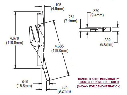 WRS Truth Mirage Handle  -  White