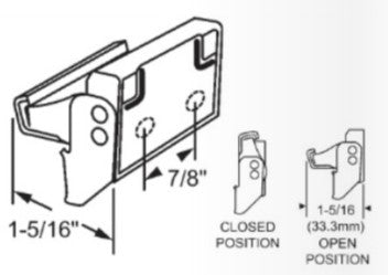 WRS Check Rail Lock - Black