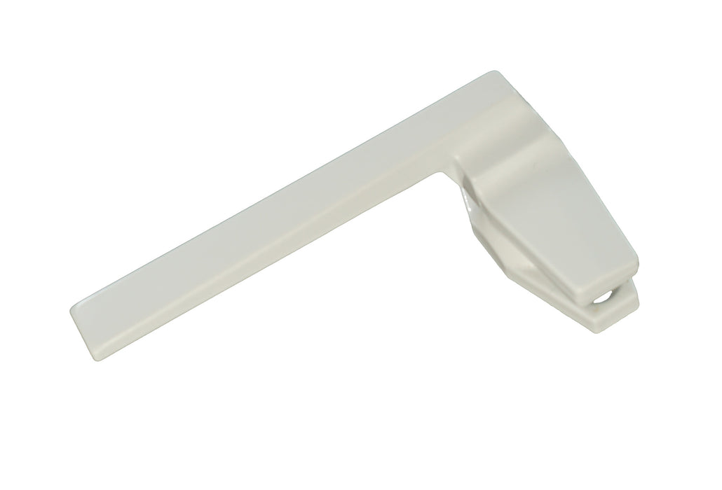 WRS 1.938" Right Hand Projection Cam Handle with Pole Hole - White