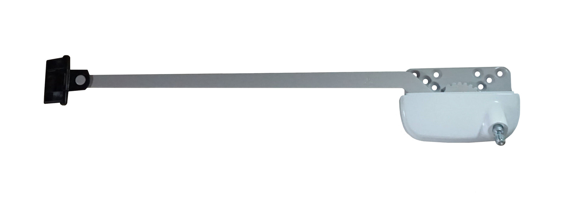WRS Truth Hardware Ellipse Single Arm Awning Operator - White, 13-1/2" Arm