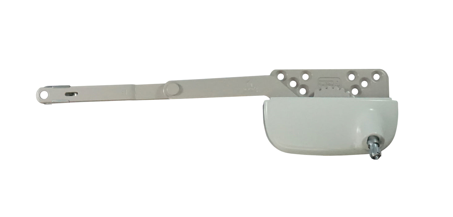 WRS Truth Left or Right Hand Ellipse Dyad Split Arm Operator with Small Offset - White