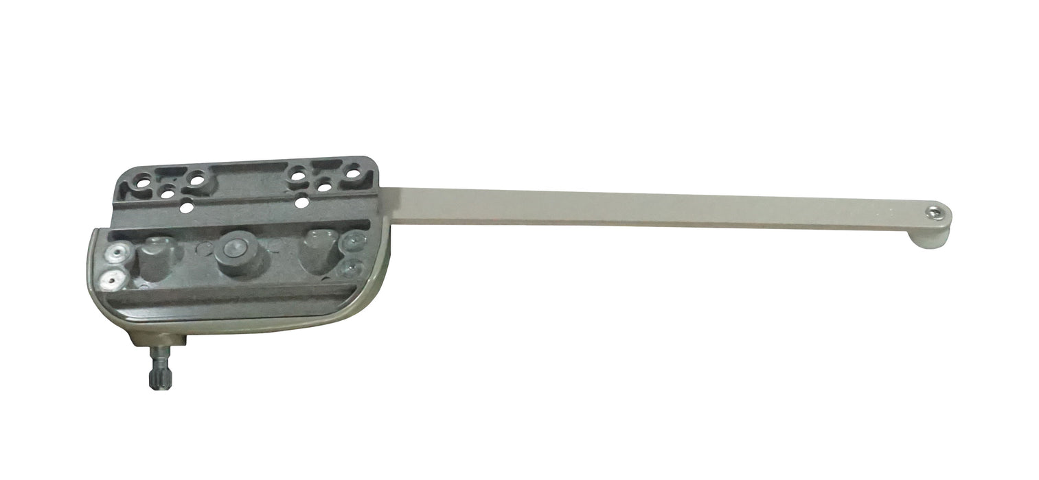 WRS Truth Left Hand Ellipse 9-1/2" Single Arm Operator  -  Gold