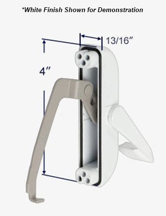 WRS Truth Hardware Left Hand 4" Multipoint Locking System  -  Chestnut Bronze