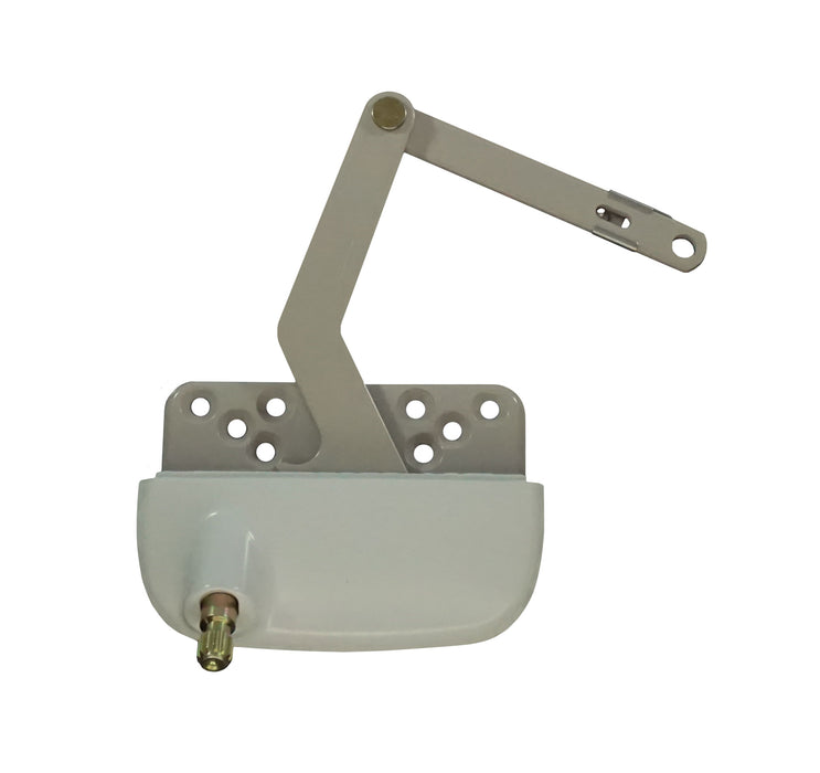 WRS Truth Hardware Ellipse Dyad Split Arm Operator - 3-1/2", White