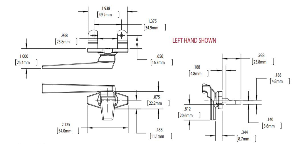 Truth Right Hand Cam Handle - Black