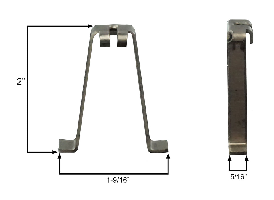 WRS Graham 2" Adapter Bracket - Stainless Steel