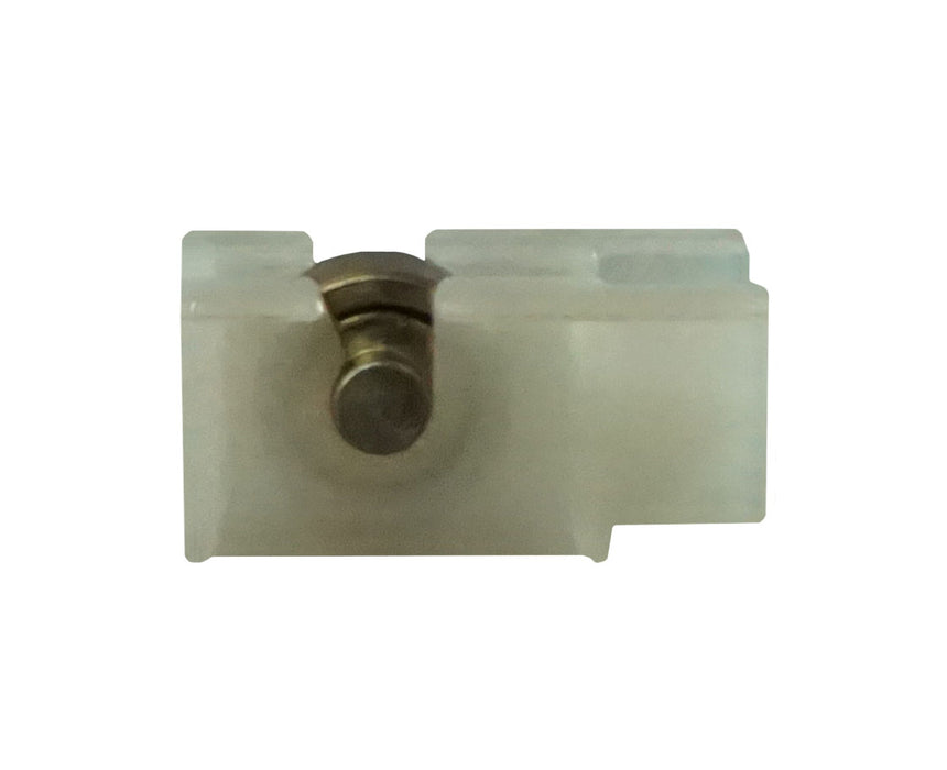 WRS 1-5/32" Sliding Window Roller & Housing - Nylon Housing, Metal Wheel