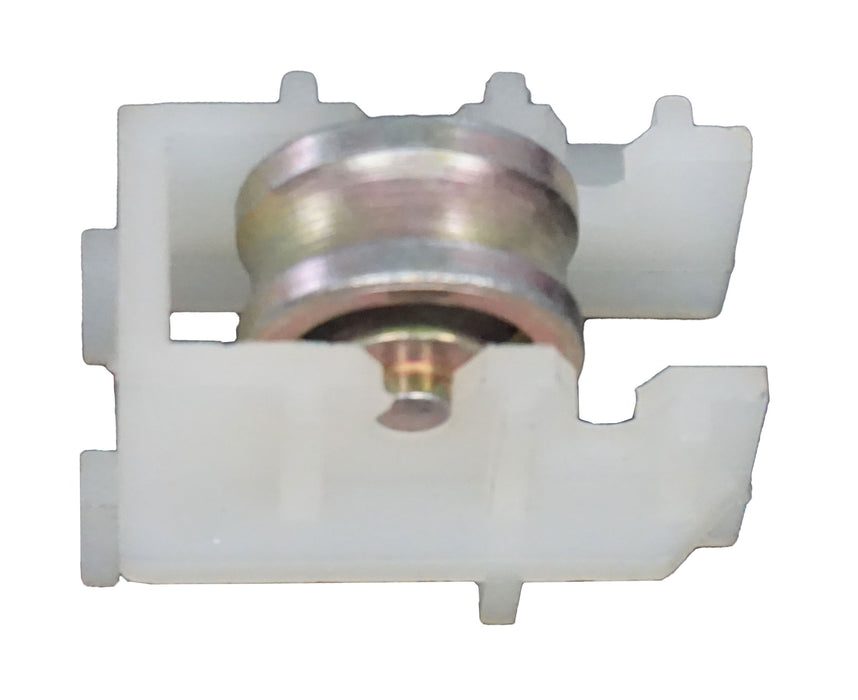 Window Roller & Housing - Concave Brass Roller