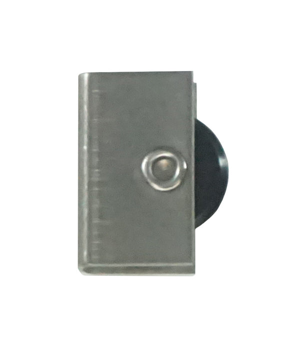WRS 1/2" Sliding Window Roller & Housing - Delrin, Aluminum
