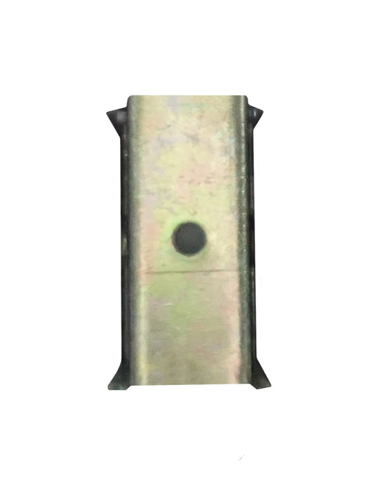 WRS 1/2" Roller & Housing - Brass Coated Housing, White Nylon Wheel