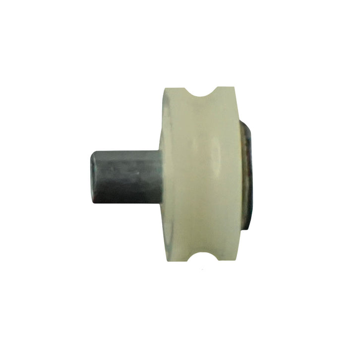 WRS 5/8" Concave Sliding Window Roller - Nylon, Metal