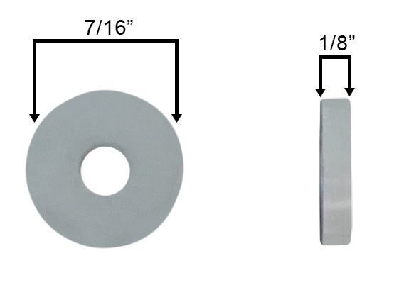 WRS 7/16" Roller - White
