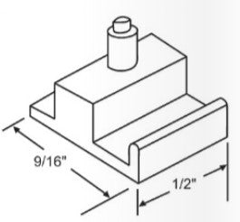 WRS 9/16" Slider Guide - Nylon