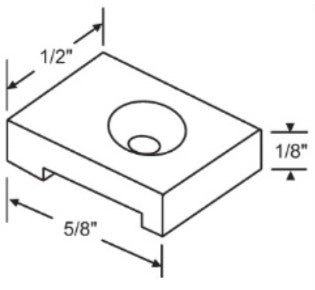 WRS 5/8" Slider Guide - Nylon