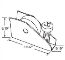 1/2" Roller/Metal Housing