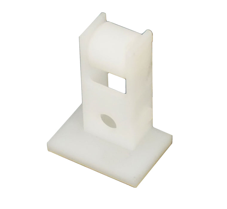 WRS White Nylon Window Roller & White Nylon Housing - 1-7/32"