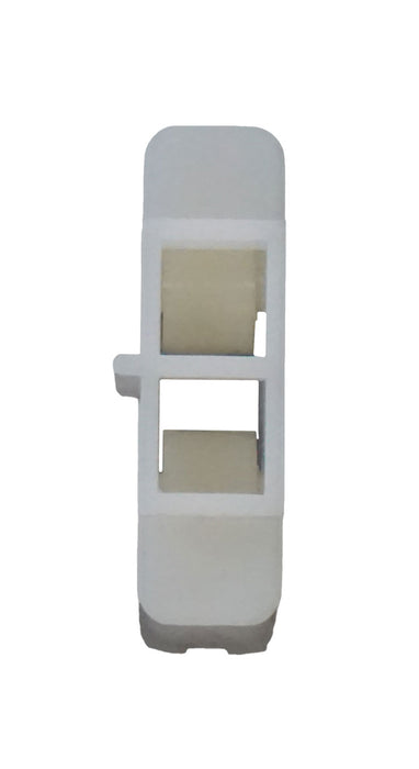 WRS White Nylon Tandem Window Roller & Housing - 1-1/2"