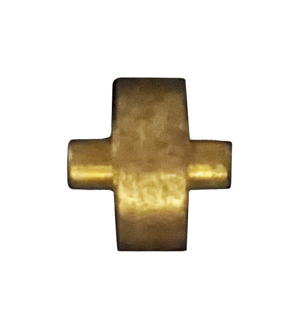 WRS 7/16" Flat Sliding Window Roller - Brass