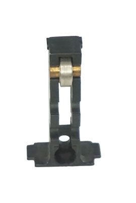 WRS Sliding Window Roller Assembly with Black Housing, Metal Wheel - 2-1/4"