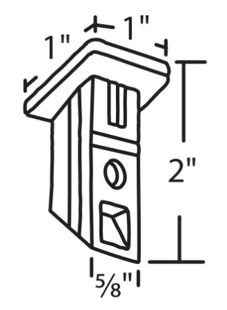 WRS 2" Sash Cam - White