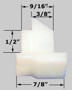 1" Sash Cam - White