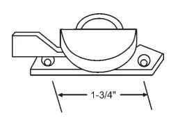 WRS 1-3/4" Sweep Lock - Die-Cast