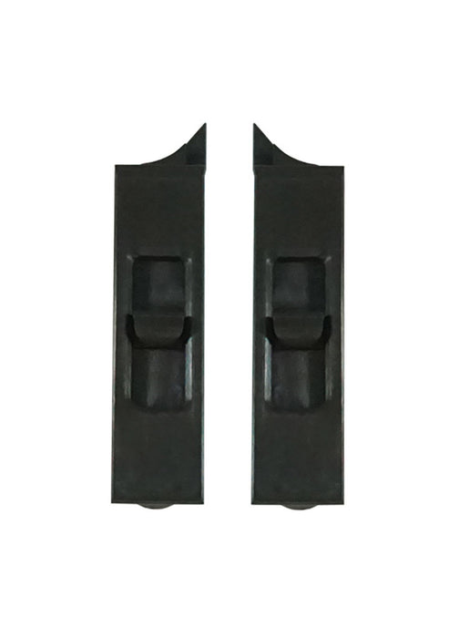 WRS 2-21/32" Left & Right Hand Tilt Latch Set - Dark Brown
