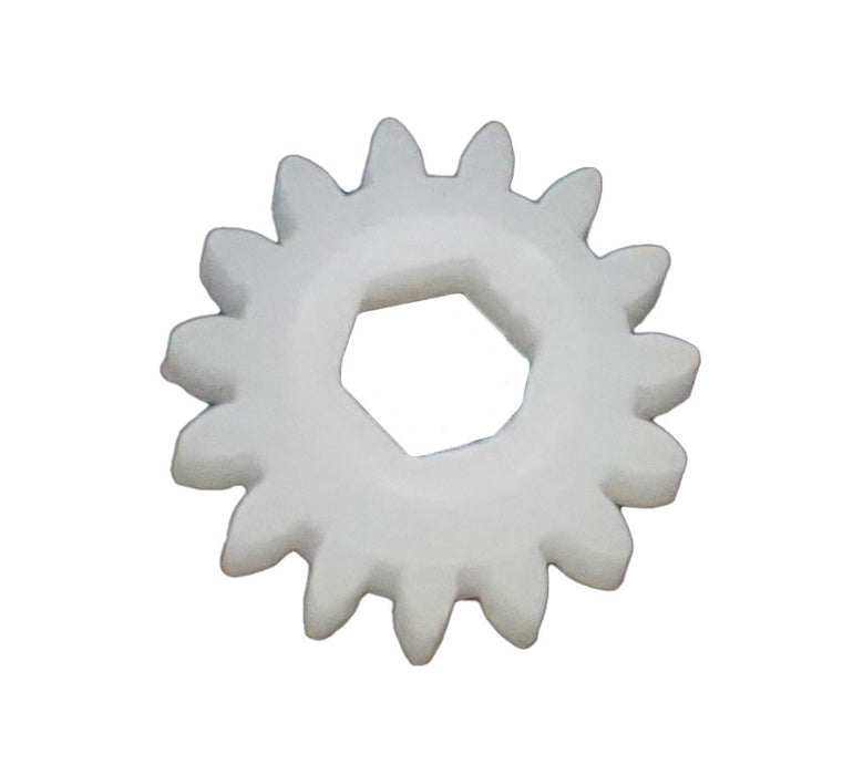 1/2" Plastic Gear - White