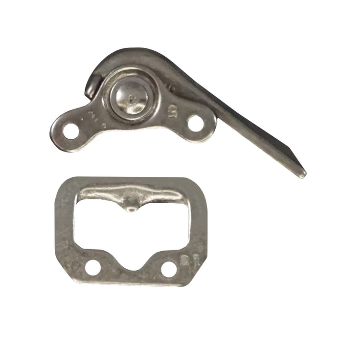 WRS 1-1/4" Sweep Lock & Keeper - White Bronze