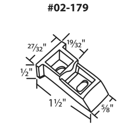 WRS  Kinco 1-1/2" Sash Cam - White