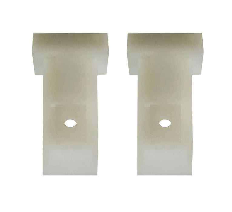 WRS Seasonall 1-13/16" White Sash Cam without Roller  -  2 Pack